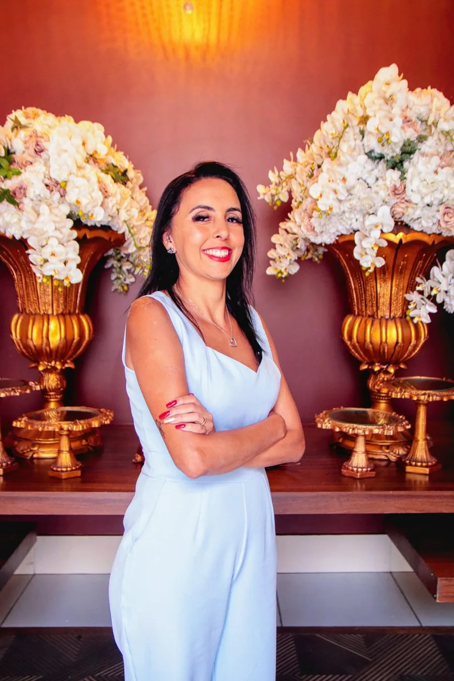 Fernanda, especialista em eventos do Buffet Evento Perfeito